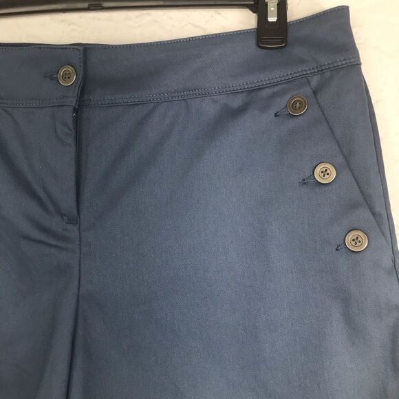NWT Isaac Mizrahi NY Vintage Indigo Tailored Short - Picture 6 of 11